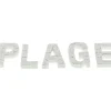 Set de 5 lettres PLAGE bois blanchi 8cm - RueDeLaFete