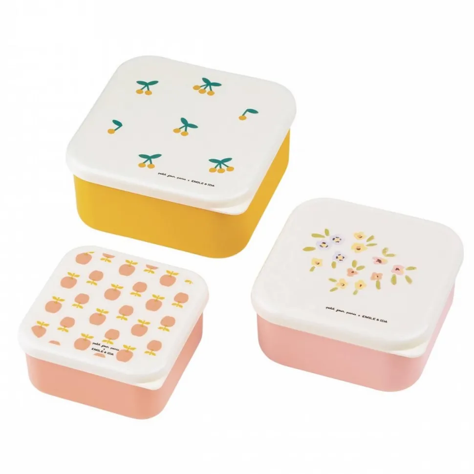 SET DE 3 LUNCH BOX : ÉMILE & IDA - Petit Jour Paris