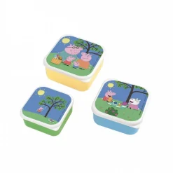 SET DE 3 LUNCH BOX : PEPPA PIG - Petit Jour Paris