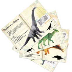 Set de 21 magnets dinosaures - Muséum national d'Histoire naturelle - Vilac