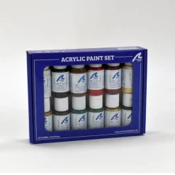 Set de 12 Peintures pour Maquette de Bateau goélettes - Artesania
