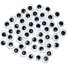 Set de 50 Yeux mobiles Noirs et blancs 8mm - Eduplay