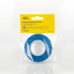 Set de bande de masquage flexible (1, 2, 3, 6 mm x 18 m) - Heller