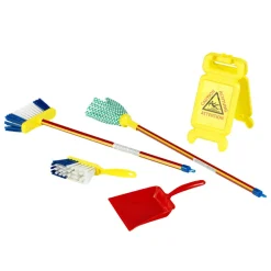 Set de ménage avec panneau « Risque de glissade » - Klein