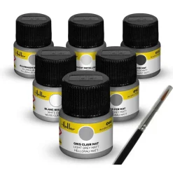 Set de peintures : Avions civils - Heller