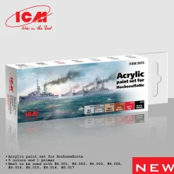 Set de peintures acryliques pour Flotte de haute mer - ICM