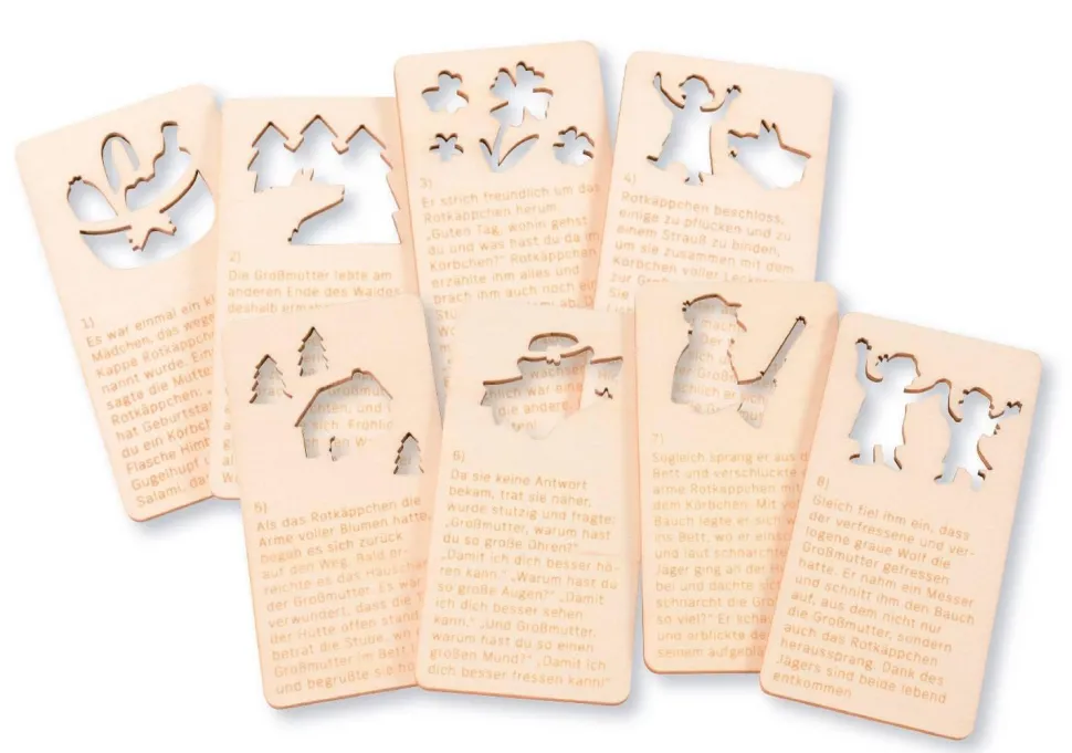 Set d'ombres chinoises du Petit Chaperon rouge - Eduplay