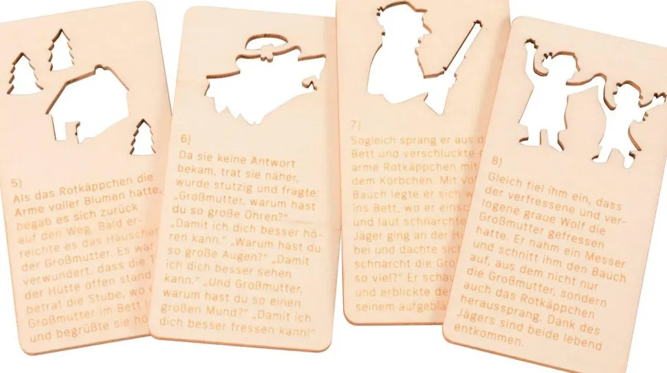 Set d'ombres chinoises du Petit Chaperon rouge - Eduplay