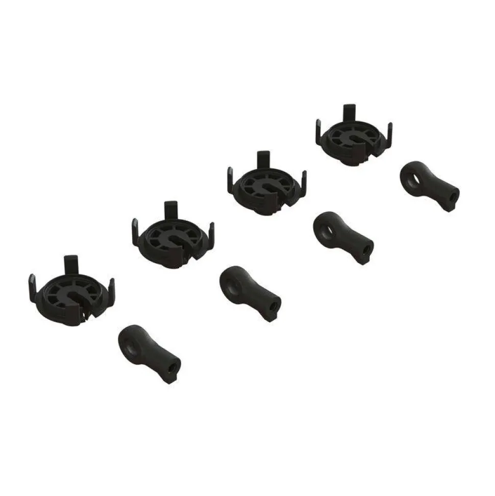 Shock Rod End & Spring Perch Set (4 Shocks) - ARRma