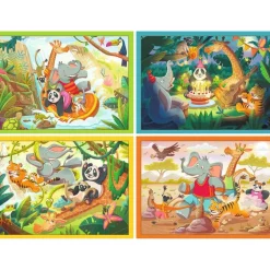 Speedy puzzles 4 x 35 pièces : Générique - Ravensburger