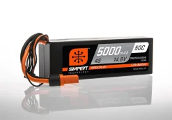 Spektrum Batterie LiPo smart hardcase 14.8V 5000mAh 4S 50C Prise IC5 - Spektrum