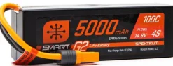 Spektrum 5000mAh 4S 14.8V Smart G2 LiPo 100C - IC5 - Spektrum