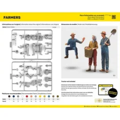 STARTER KIT : Figurines : Agriculteurs en 1:24 - Heller