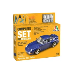 STARTER KIT : Maquette voiture - Porsche 911 en 1:24 - Italeri