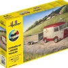 Starter Kit Citroen HY + Goods Trailer Maquette camionnette et remorque - Heller