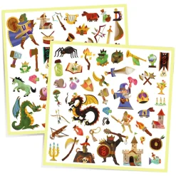 STICKERS : Médiéval fantastique - Djeco