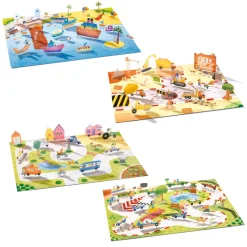 STICKERS : Stickers à relever - Véhicules - Djeco