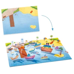 STICKERS : Stickers à relever - Véhicules - Djeco