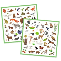 Stickers Faune - LES PETITS CADEAUX DES GRANDS - Djeco