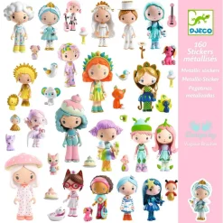 Stickers Le petit monde des Tinyly - LES PETITS CADEAUX DES GRANDS - Djeco