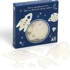 Stickers phosphorescents : Mission espace - Djeco