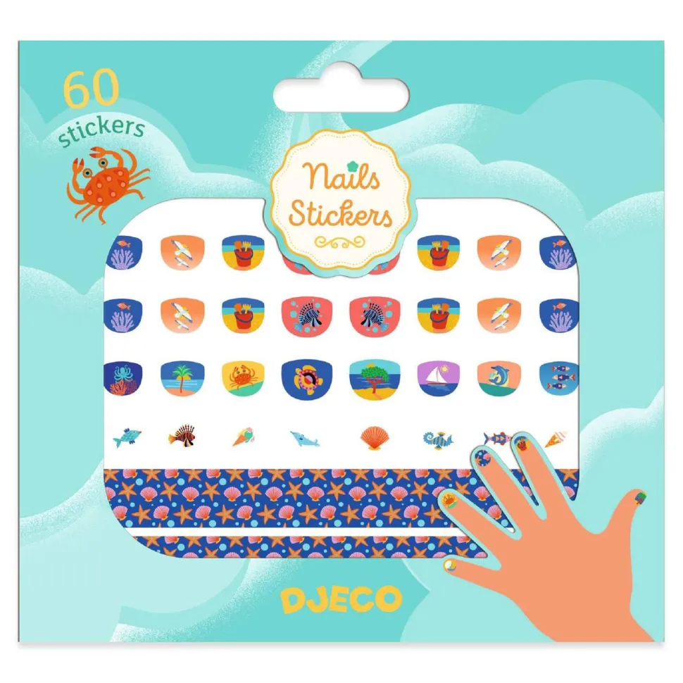 Stickers pour ongles : Méditerranée - Djeco