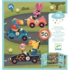 Stickers repositionnables : Les voitures - Djeco