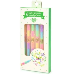6 stylos gel pastel - Djeco