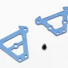 Supports Alu De Tirants Anodises Bleu Avant Et Arriere (2) - Traxxas