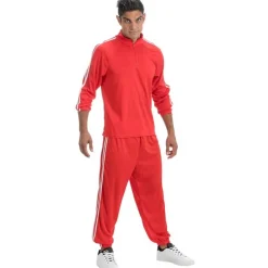 Survêtement Rappeur banlieue Rouge - adulte - RueDeLaFete