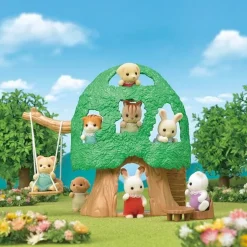 Sylvanian Family 5318 : La cabane des bébés et Ambrose le bébé écureuil roux - Sylvanian Families