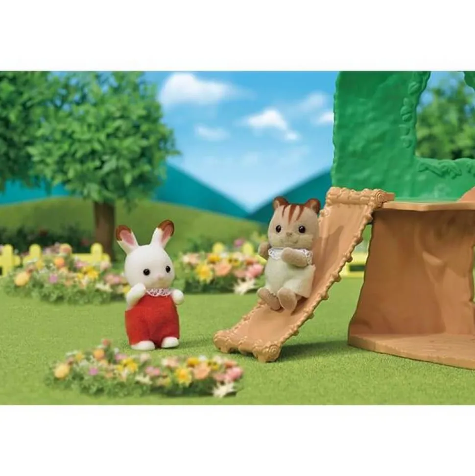 Sylvanian Family 5318 : La cabane des bébés et Ambrose le bébé écureuil roux - Sylvanian Families