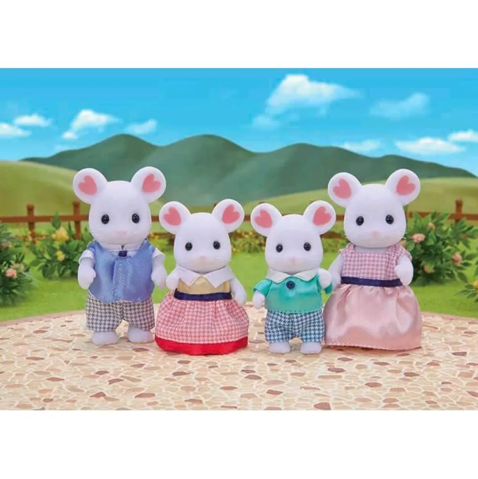 Sylvanian Family 5308 : La famille souris marshmallow - Sylvanian Families