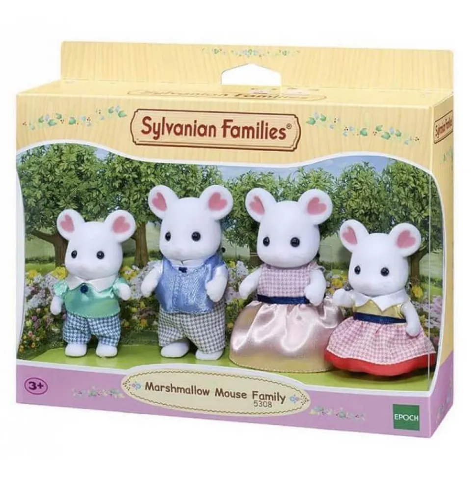 Sylvanian Family 5308 : La famille souris marshmallow - Sylvanian Families