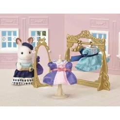 Sylvanian Family 6013 : Le dressing de mode et les tenues de soirée - Sylvanian Families