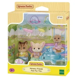 Sylvanian Family : Le trio des bébés à la piscine - Sylvanian Families