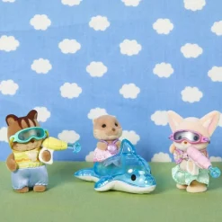 Sylvanian Family : Le trio des bébés à la piscine - Sylvanian Families