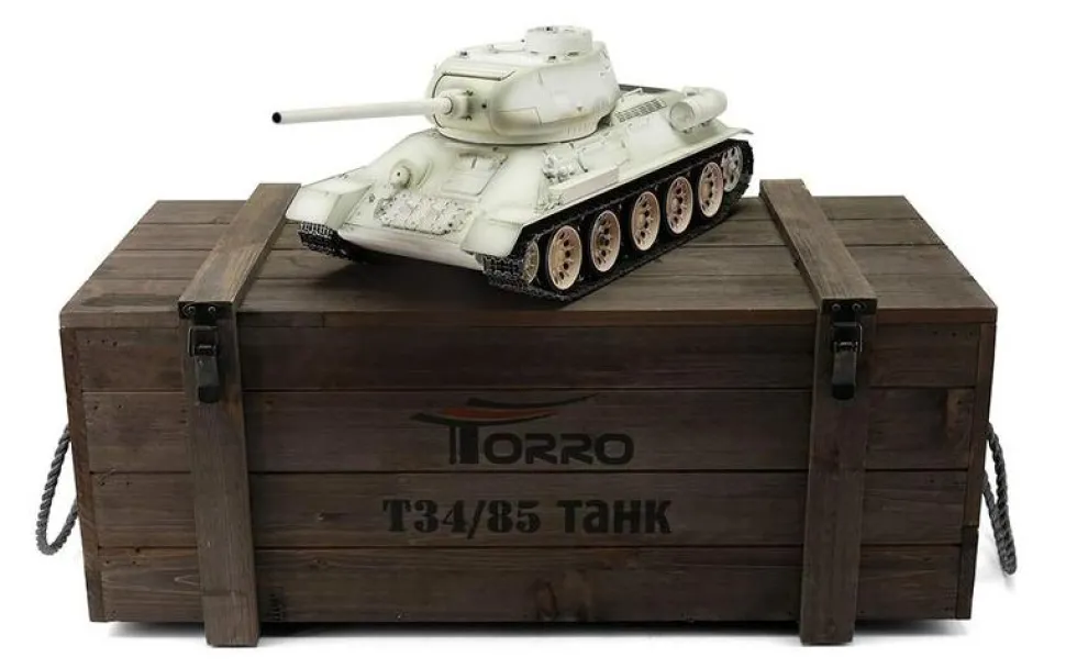 T34/85 Pro-Edition Snow 1/16 BB 2.4GHZ - Torro