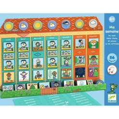 Tableau Magnétique : Ma semaine - Djeco