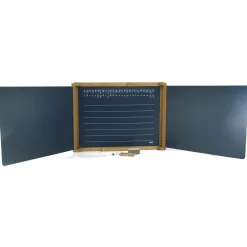 Tableau triptyque en bois teinté chêne - JeuJura