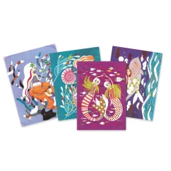 Tableaux à pailleter : La lumière des sirènes - Djeco