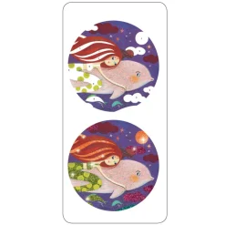 Tableaux à pailleter : La lumière des sirènes - Djeco