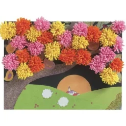 Tableaux de pompons : Explosion de pompons - Djeco