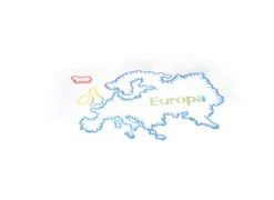 Tampon carte mondiale allemand - Eduplay