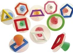 Tampon géant géométrie contours, set de 10 - Eduplay