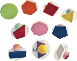 Tampon géant géométrie, set de 10 - Eduplay