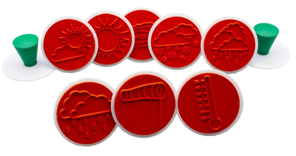 Tampon temps, set de 10 - Eduplay