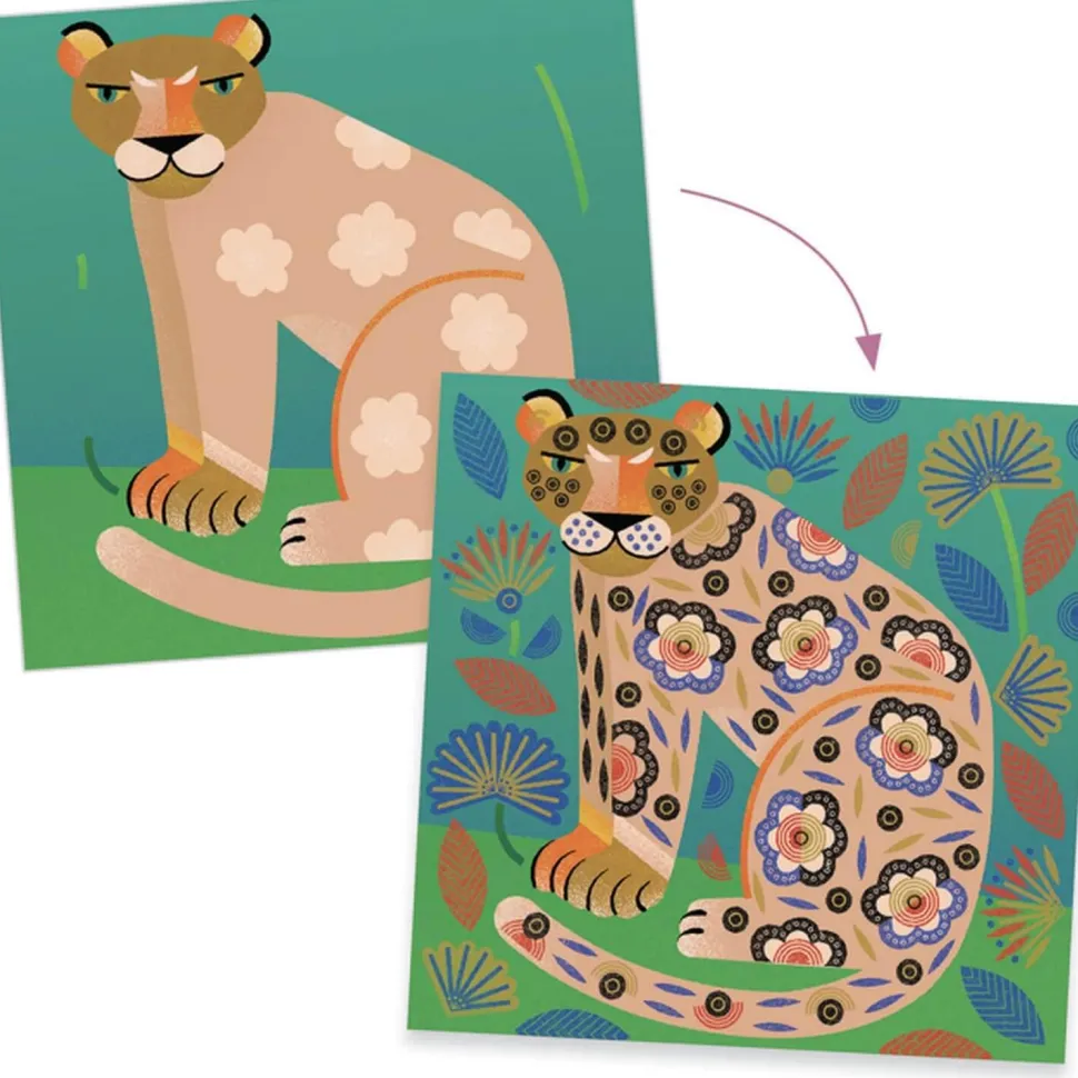 Tampons : Motifs et pelages - Djeco