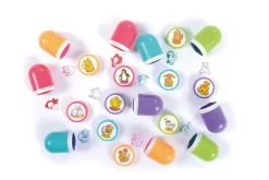 Tampons animaux, set de 10, Diam. 2,9 x 4,5 cm - Eduplay