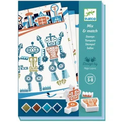 Tampons Mix and Match : Alien robots - Djeco